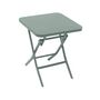 Voir la diapositive 1 : HESPERIDE Table d'appoint carrée pliante Greensboro Olive - 40 x 40 cm - Hespéride