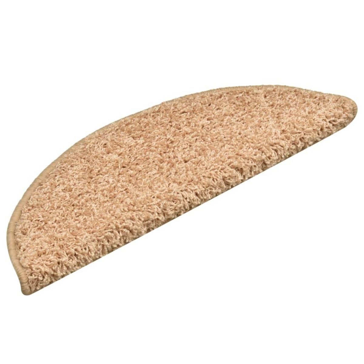 VIDAXL Tapis de marches d'escalier 15 pcs Dore 56x17x3 cm