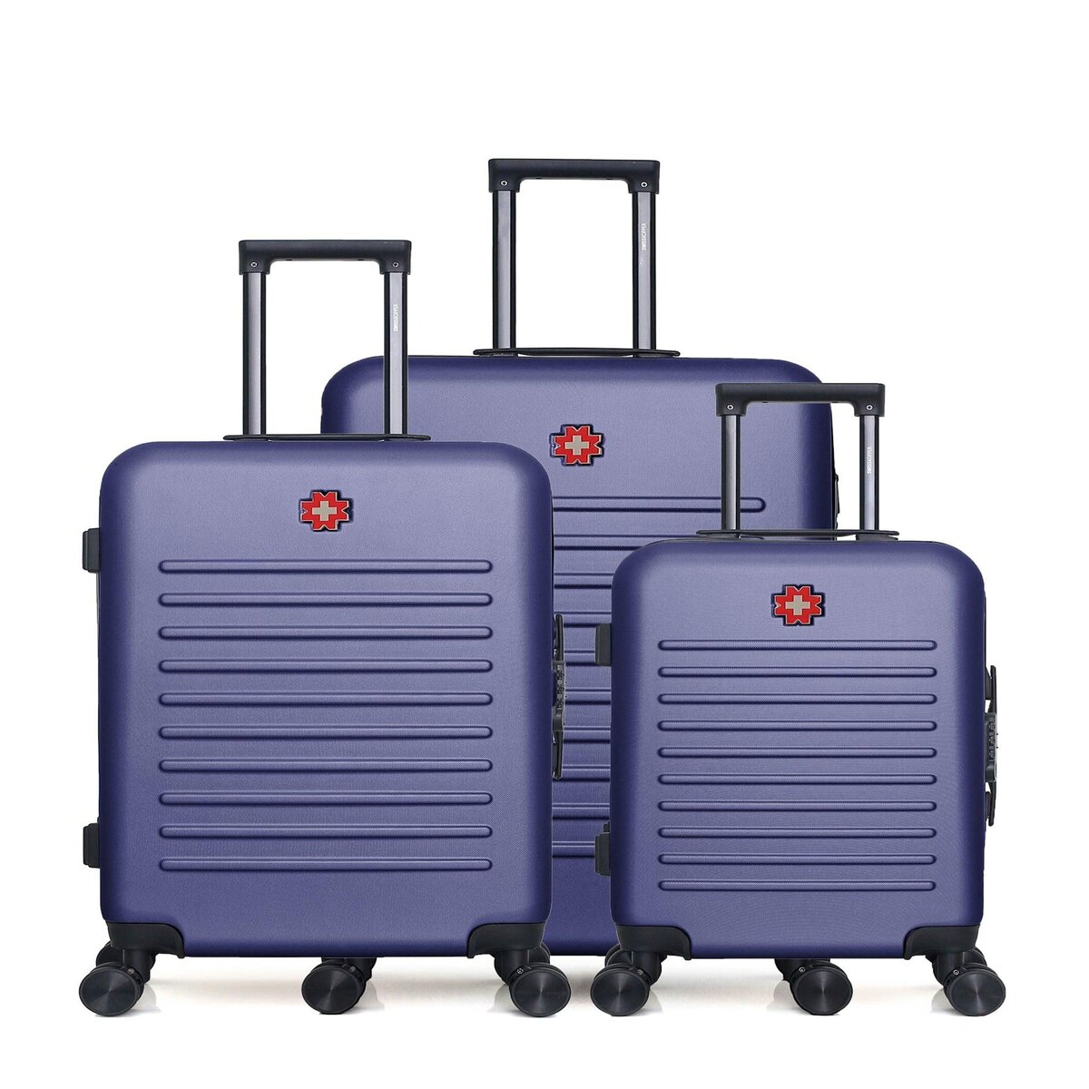 SWISS KOPPER Lot de 3  -  Valise grand format, valise weekend et valise cabine WIL