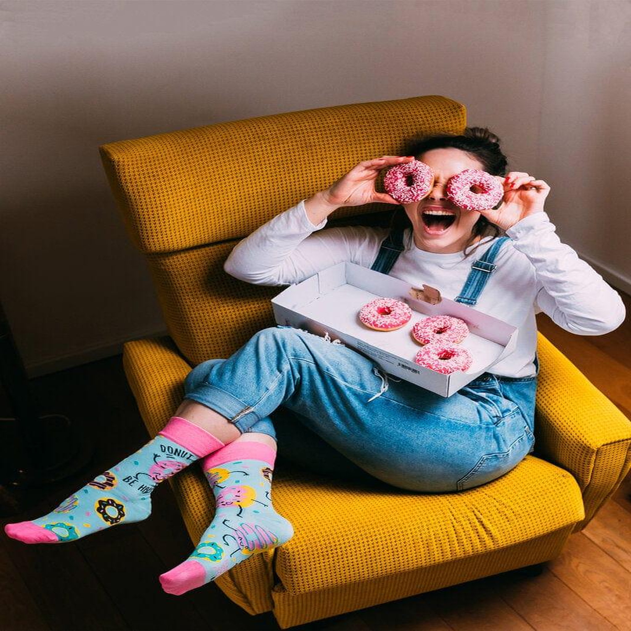 Voir la diapositive 4 : DEDOLES Chaussettes dedoles donuts