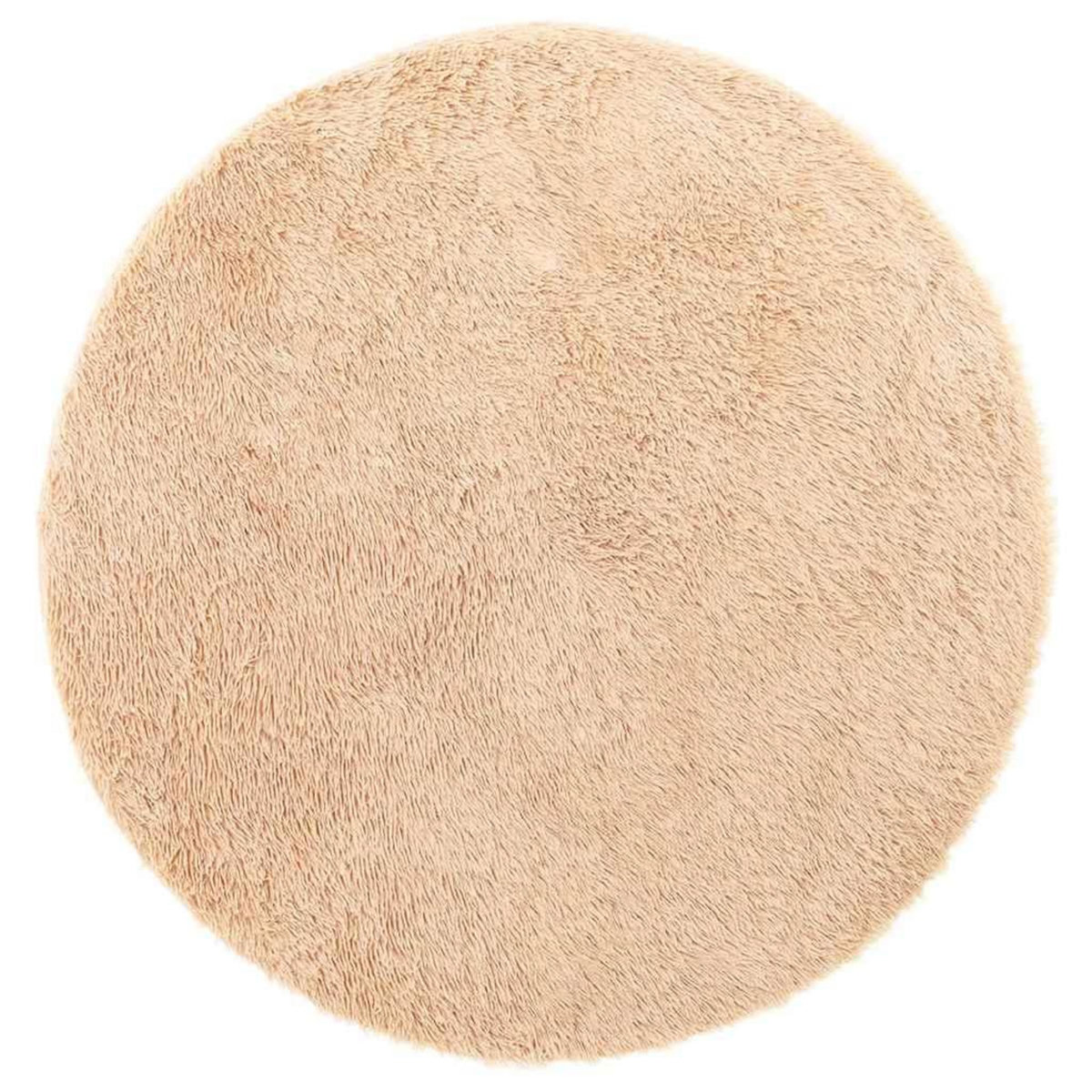 VIDAXL Tapis shaggy a poils longs NAVARRA beige 240x240 cm polyester