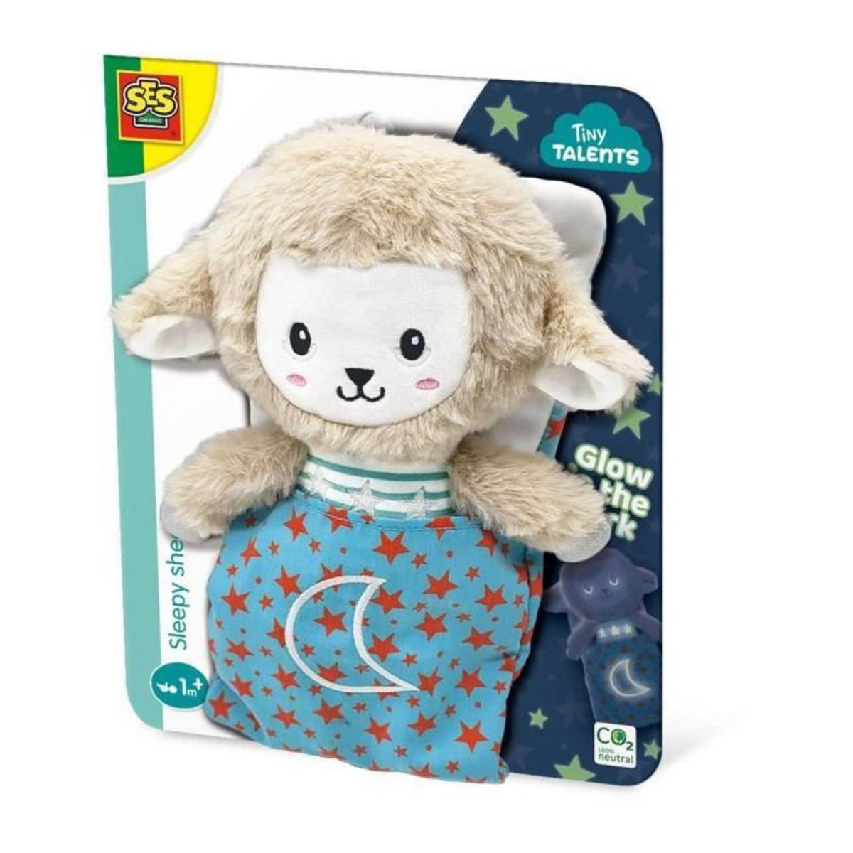 SES Creative Brebis endormie - Copain phosphorescent pour la nuit - SES CREATIVE