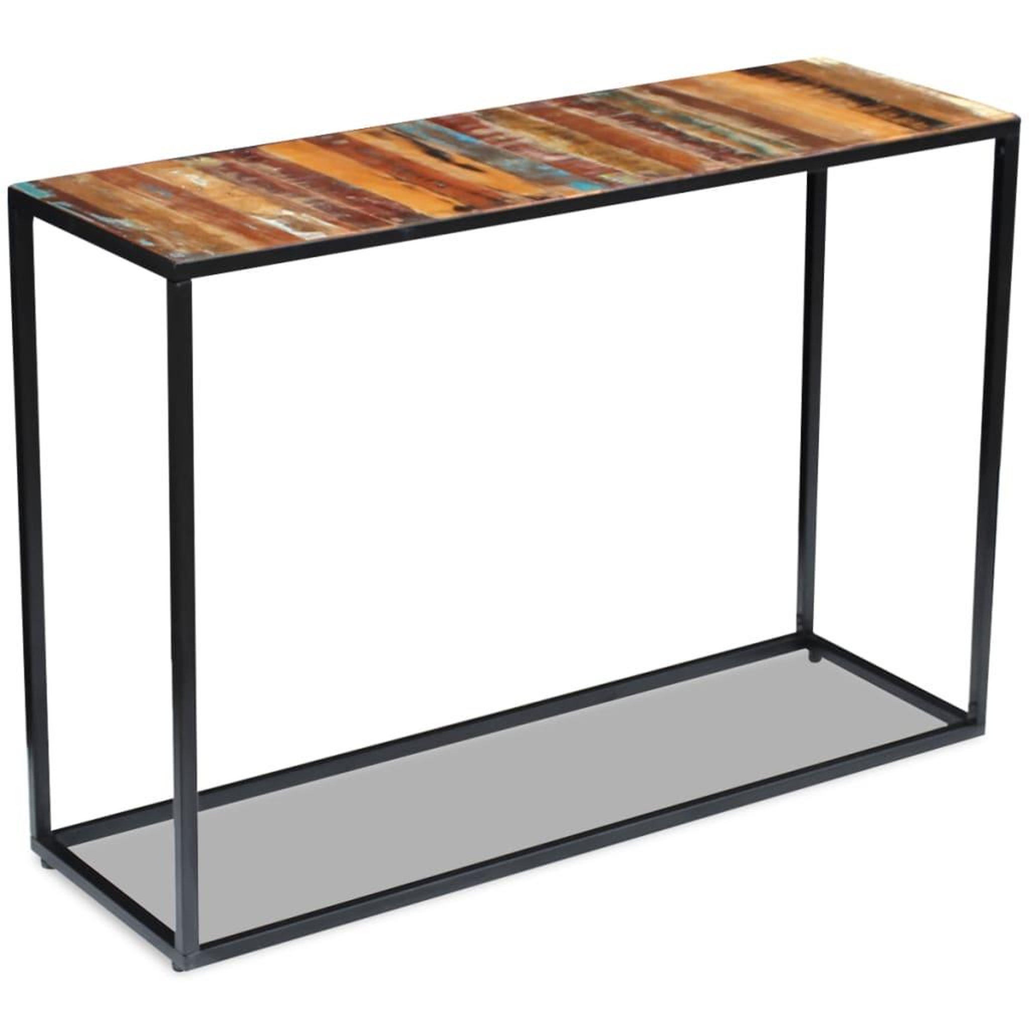 VIDAXL Table console bois de recuperation massif 110x35x76 cm