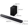 Voir la diapositive 2 : Samsung Barre de son HW-Q610F