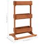 Voir la diapositive 6 : VIDAXL Jardiniere 52x30x78 cm Bois de sapin