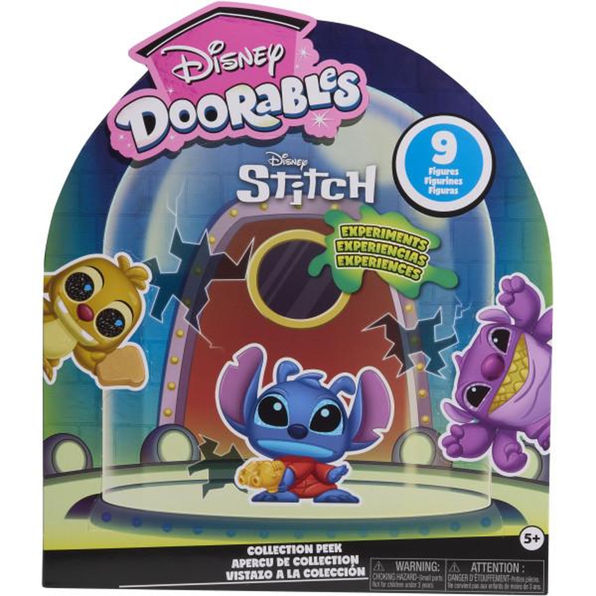JUST PLAY Doorables Stitch Coffret collector, Doorables Disney, Figurine a collectionner de 3,8 cm, Des 5 ans