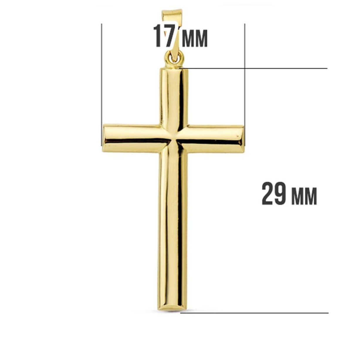 L'ATELIER D'AZUR Pendentif - Médaille Croix Or 18 Carats 750 Jaune - Chaines Offertes