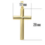 Voir la diapositive 2 : L'ATELIER D'AZUR Pendentif - Médaille Croix Or 18 Carats 750 Jaune - Chaines Offertes