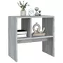 VIDAXL Table d'appoint Sonoma gris 50x30x50 cm Bois d'ingenierie