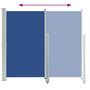 Voir la diapositive 4 : VIDAXL Auvent lateral retractable de patio 140 x 300 cm Bleu