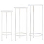 Voir la diapositive 1 : VIDAXL Support de plantes 3 pcs Style vintage Metal Blanc antique