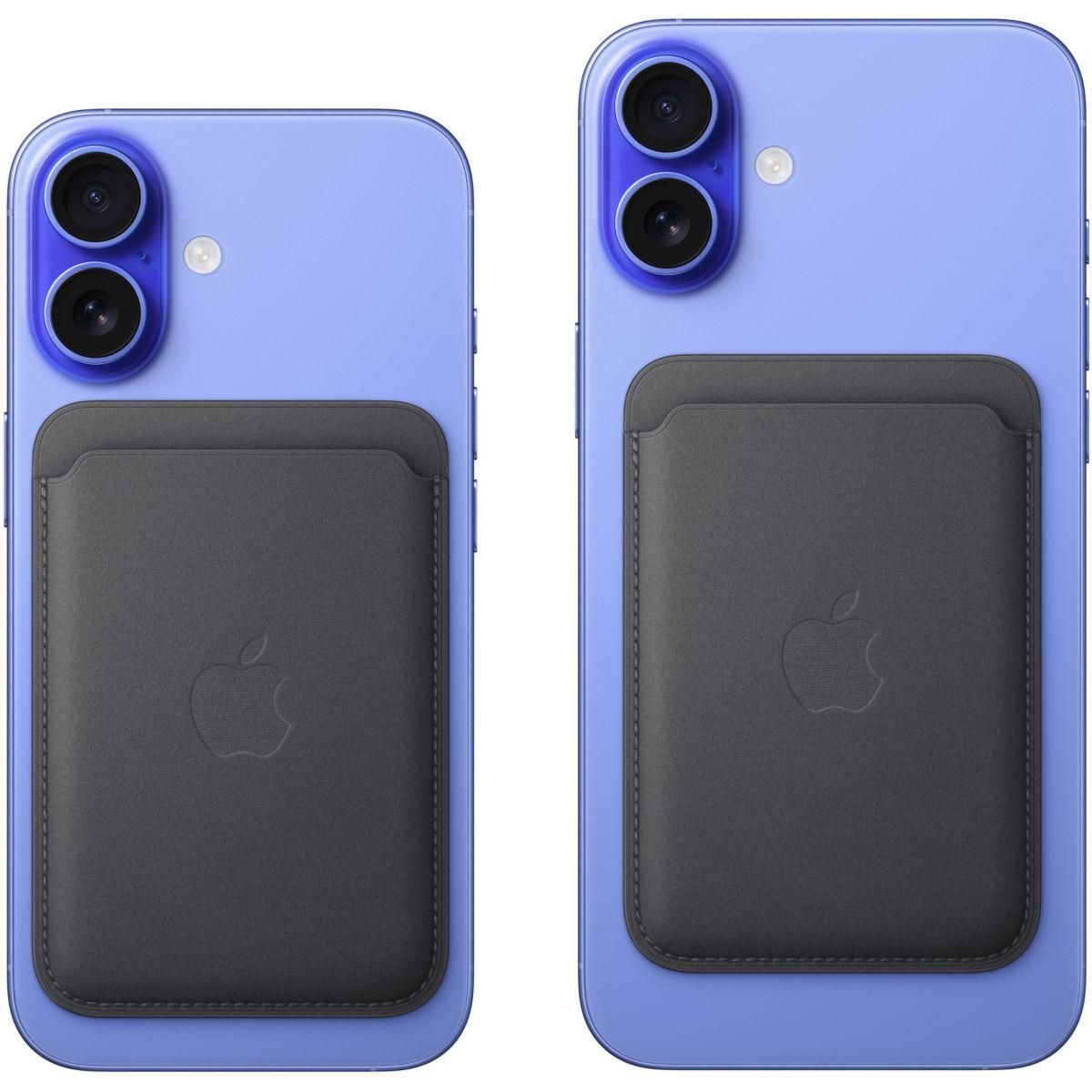 APPLE Porte-cartes en tissage fin vert