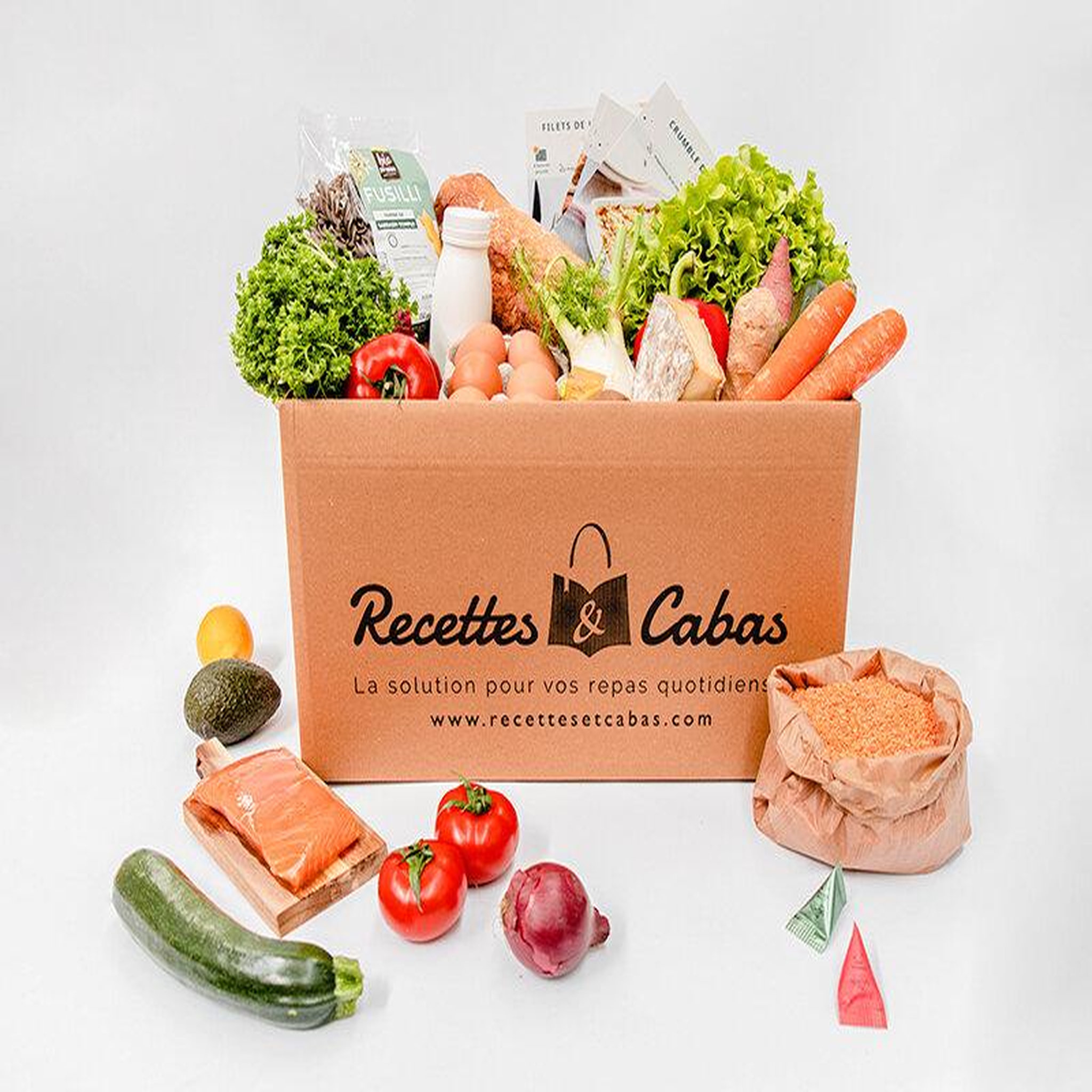 Voir la diapositive 2 : Smartbox Panier à cuisiner recettes et cabas pour 4 personnes avec 3 délicieuses recettes - coffret cadeau gastronomie