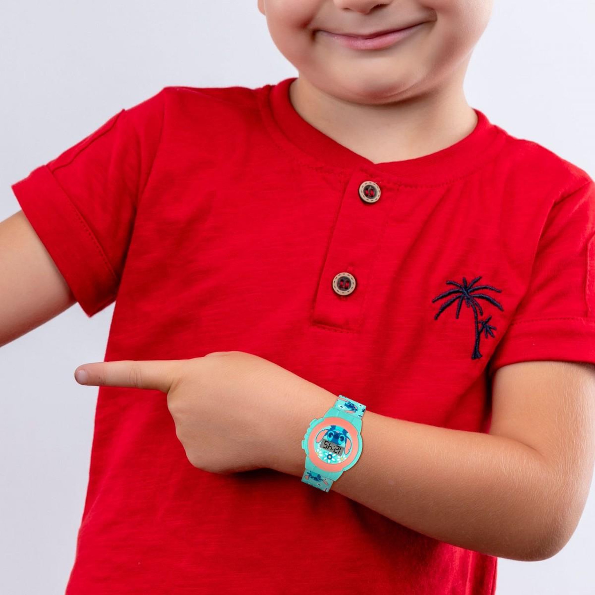 Voir la diapositive 2 : SC CRYSTAL Montre enfant Disney - Stitch