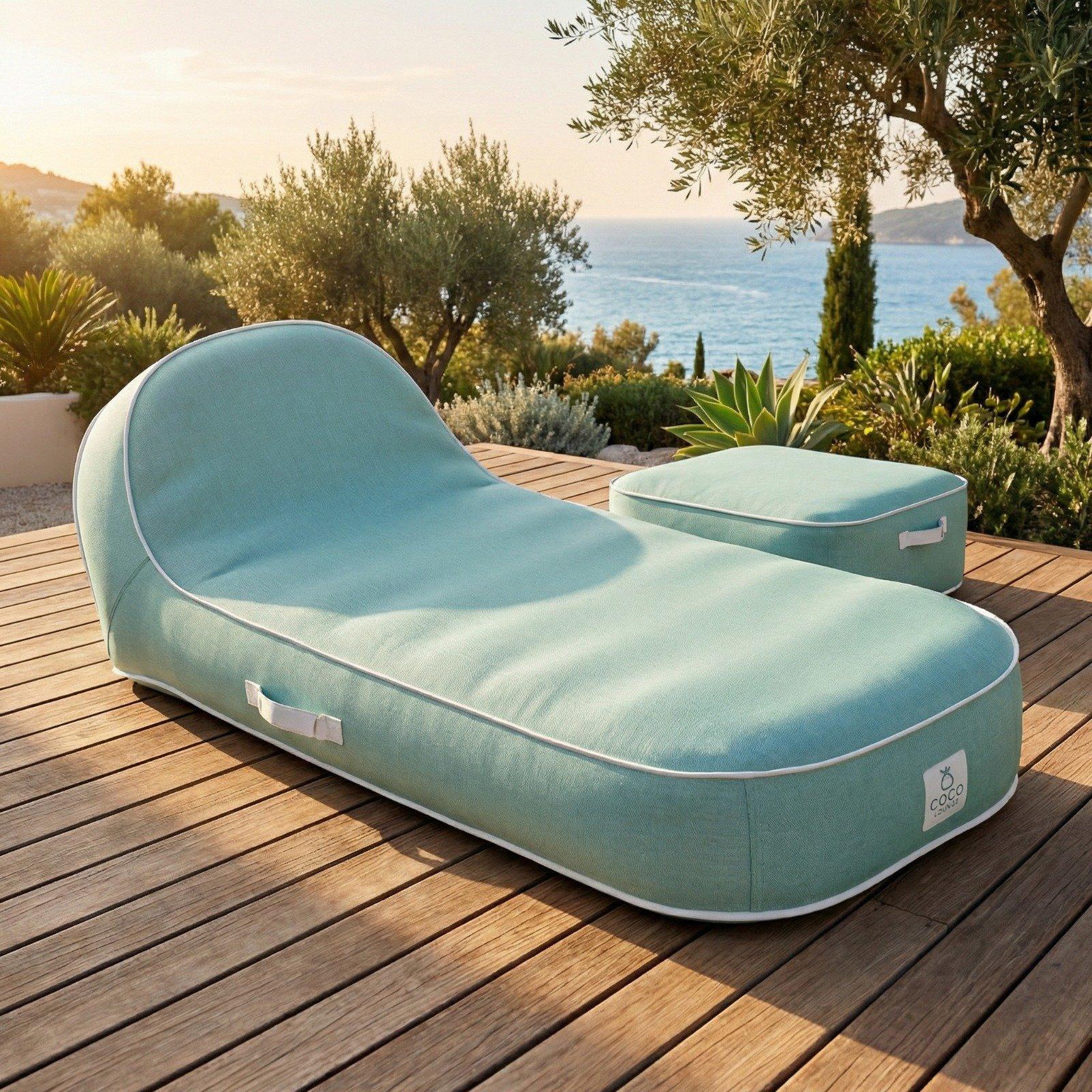 Voir la diapositive 4 : COCO LOUNGE Coco Lounge Transat gonflable PALMA - Plusieurs coloris disponibles