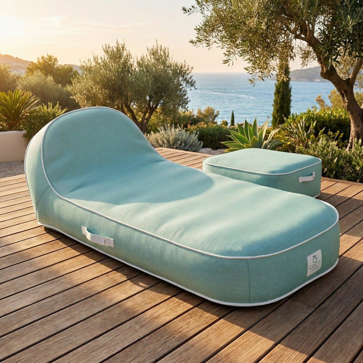 COCO LOUNGE Coco Lounge Transat gonflable PALMA - Plusieurs coloris disponibles