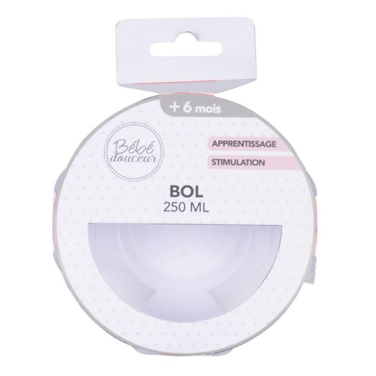 Paris Prix Bol en Plastique  Bébé  11cm Blanc