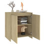 Voir la diapositive 5 : VIDAXL Buffet Chene sonoma 70x41x75 cm Bois d'ingenierie