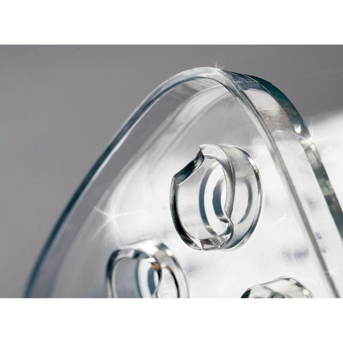 Wenko Fond d'évier extra épais - L. 27.5 x H. 1 x l. 31 cm - Transparent