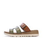 XTI Sandales Kaki/Marron Femme Xti 144125. Coloris disponibles : Marron