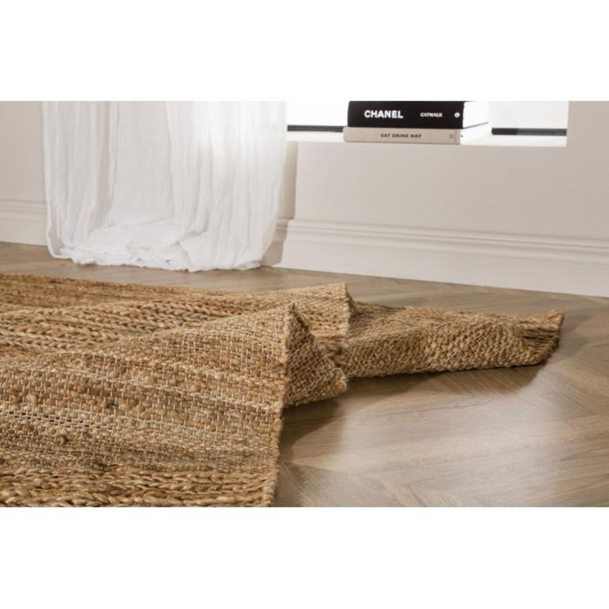 Paris Prix Tapis Déco en Jute  Hannes  302x400cm Naturel