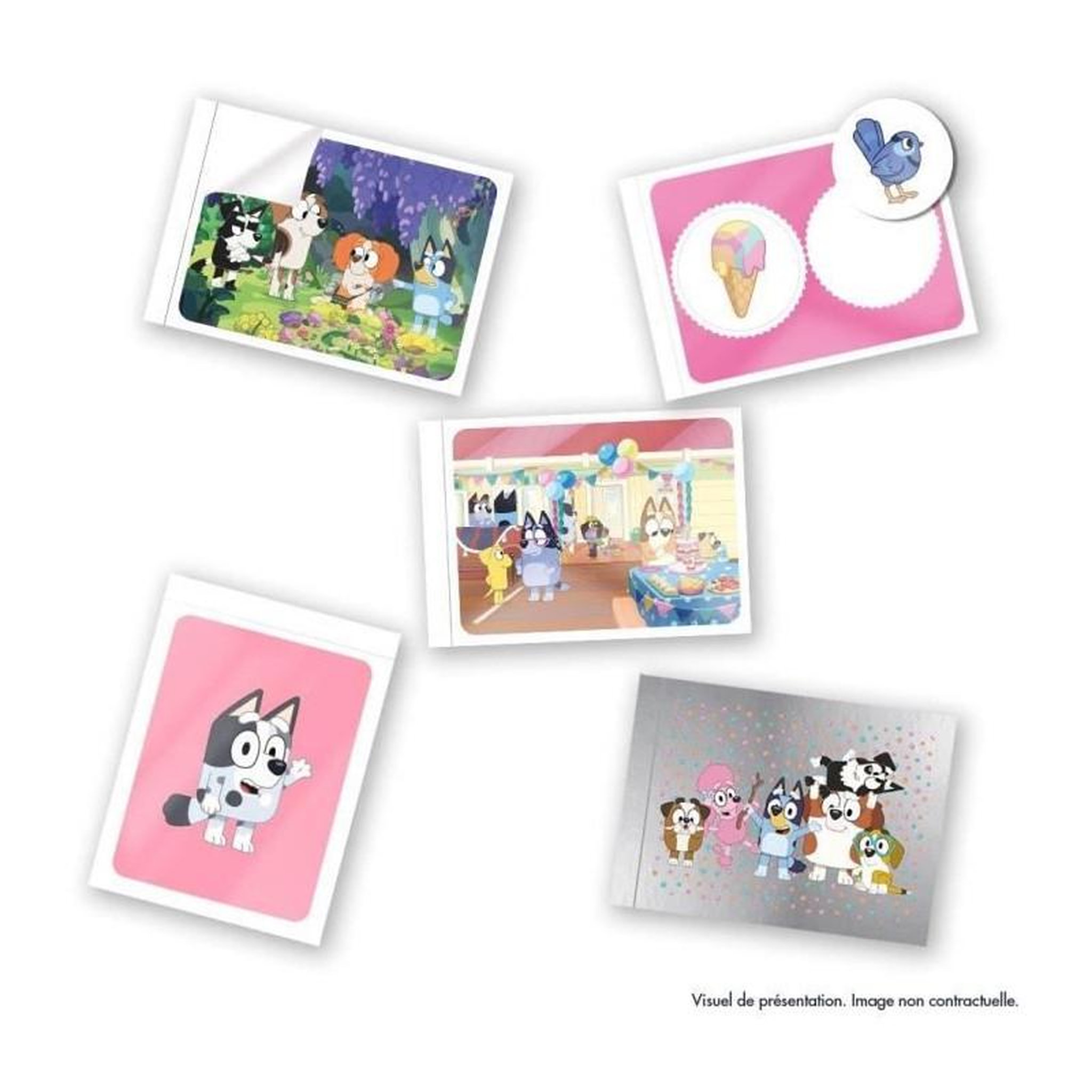 Voir la diapositive 4 : Panini Stickers - PANINI - Bluey 2 - Blister 7 pochettes