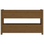 Voir la diapositive 5 : VIDAXL Jardiniere Marron miel 112x25x66 cm Bois massif de pin