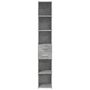 Voir la diapositive 4 : VIDAXL Buffet haut gris beton 30x42,5x185 cm bois d'ingenierie