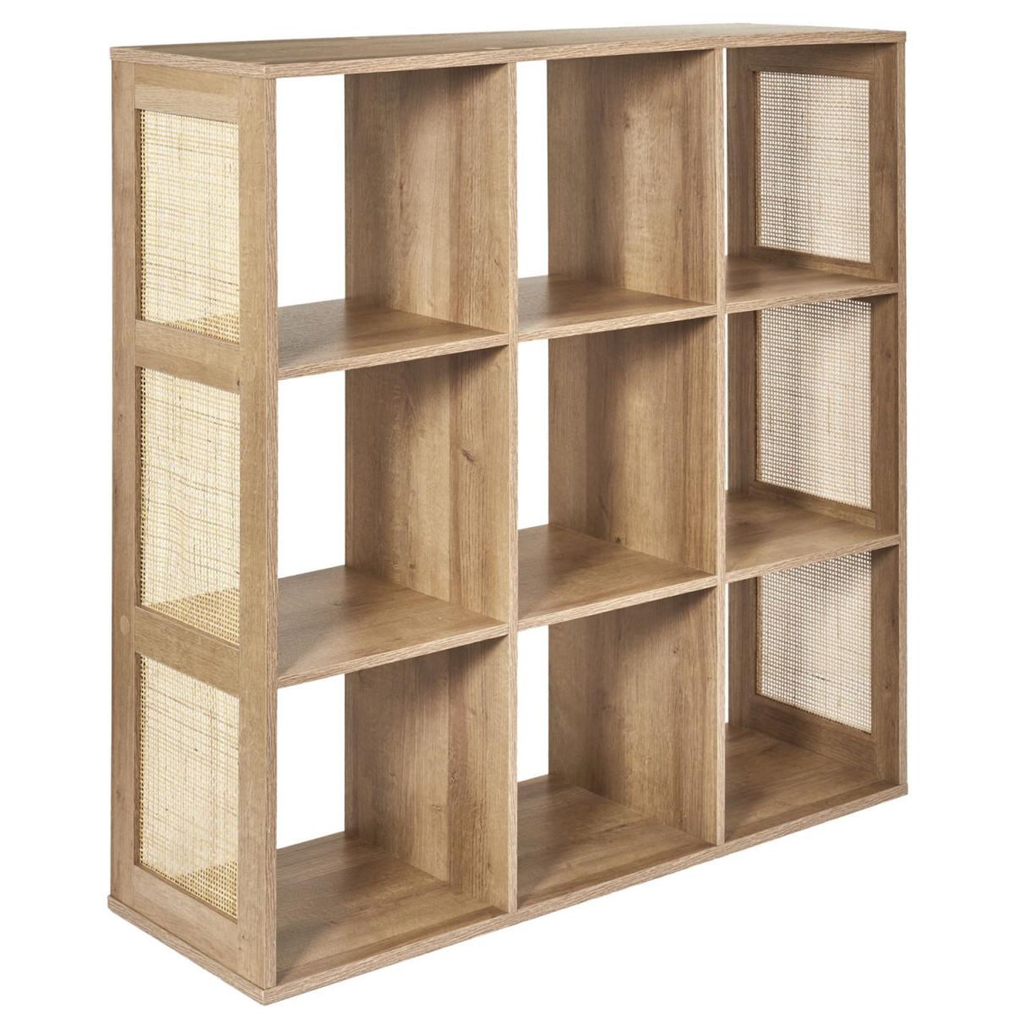 The Home Deco Factory Étagère modulable 9 cases  bali  99cm marron
