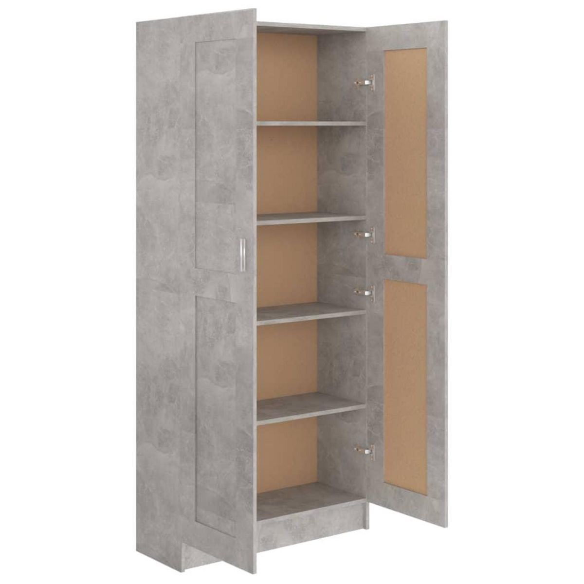 VIDAXL Bibliotheque Gris beton 82,5x30,5x185,5 cm Bois d'ingenierie