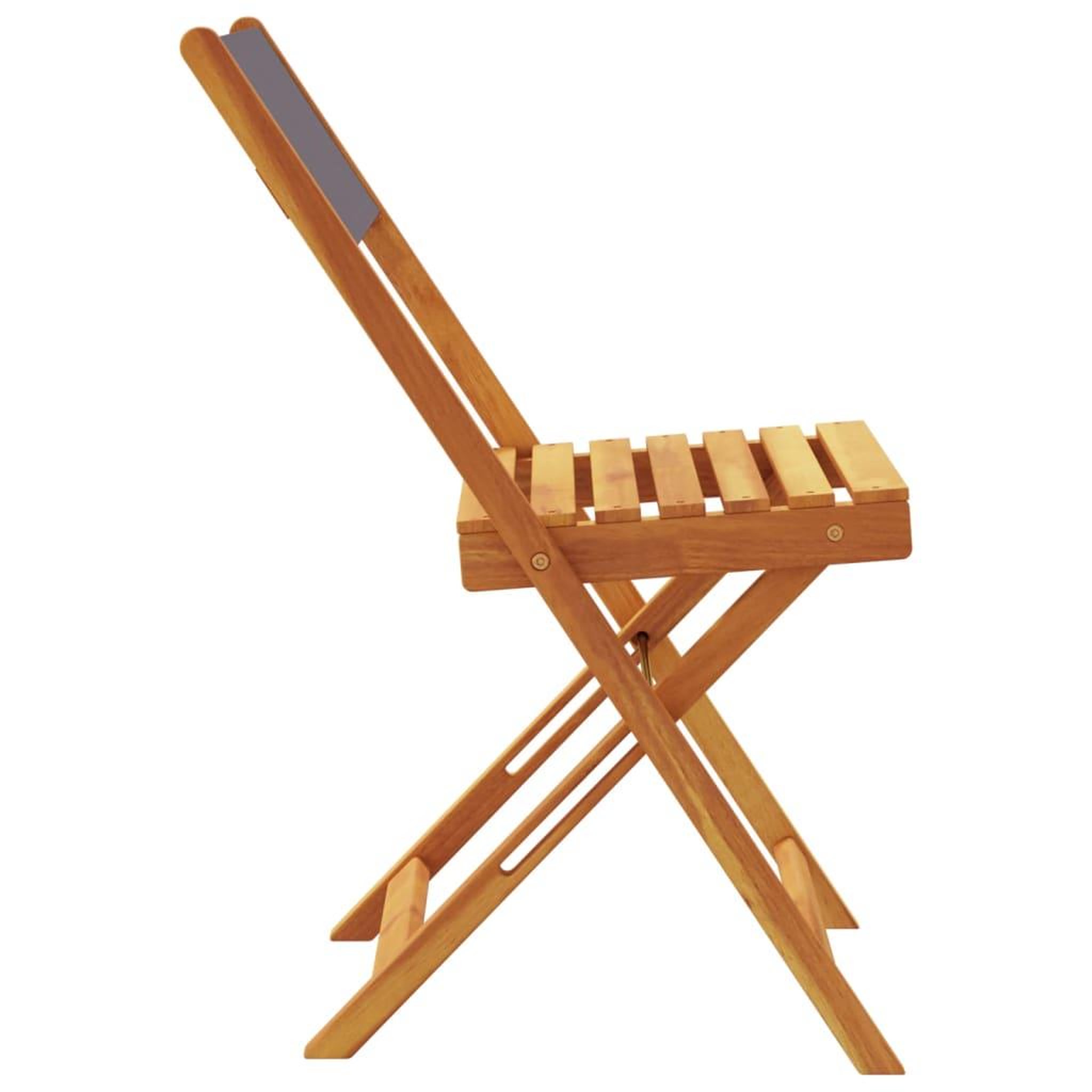 Voir la diapositive 5 : VIDAXL Chaises de jardin pliantes lot de 6 tissu et bois massif