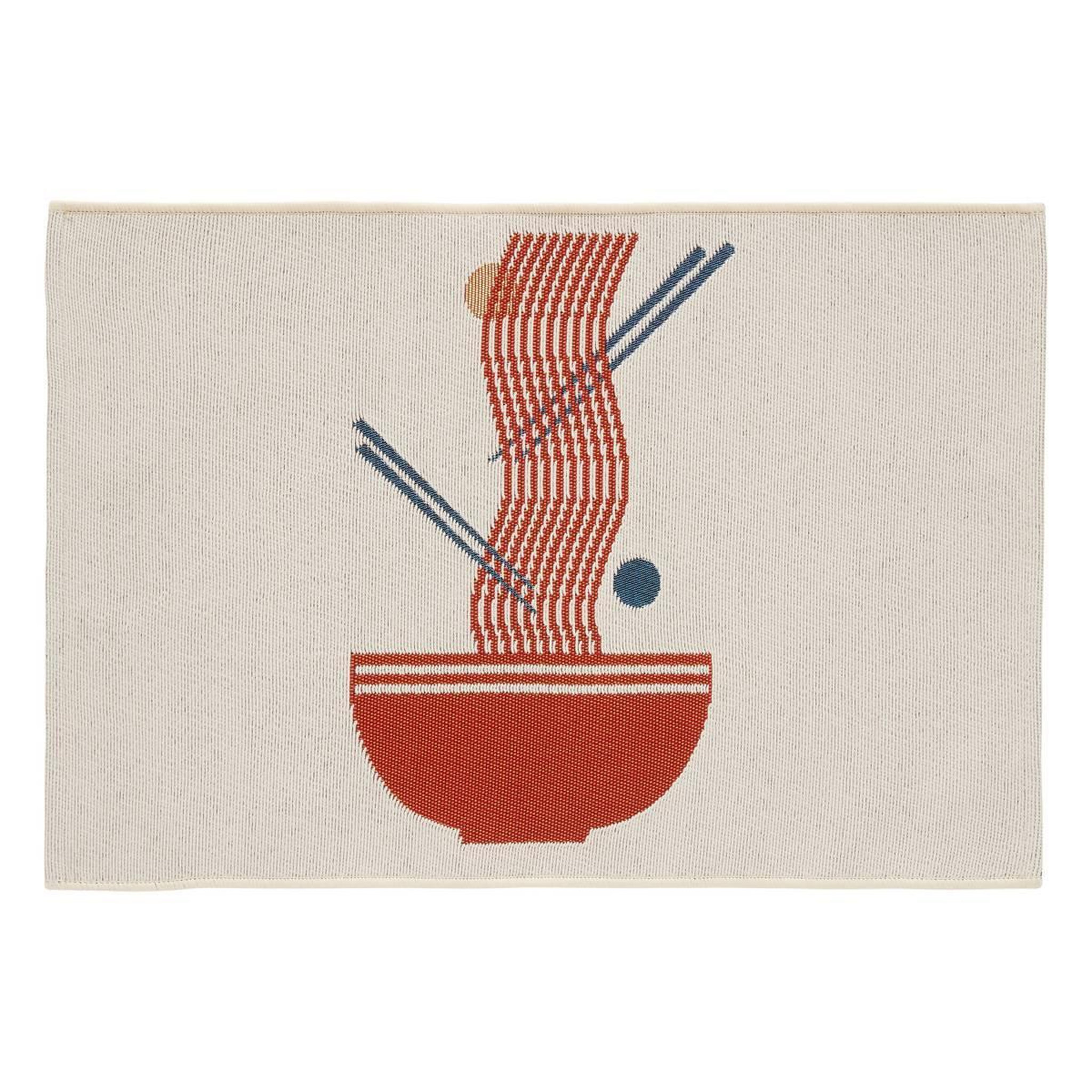ATMOSPHERA Tapis de Cuisine Antidérapant  Nippon Line  60x90cm Blanc