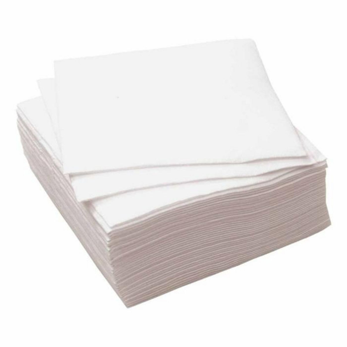Paris Prix Lot de 100 Serviettes en Papier  Baina  30x30cm Blanc