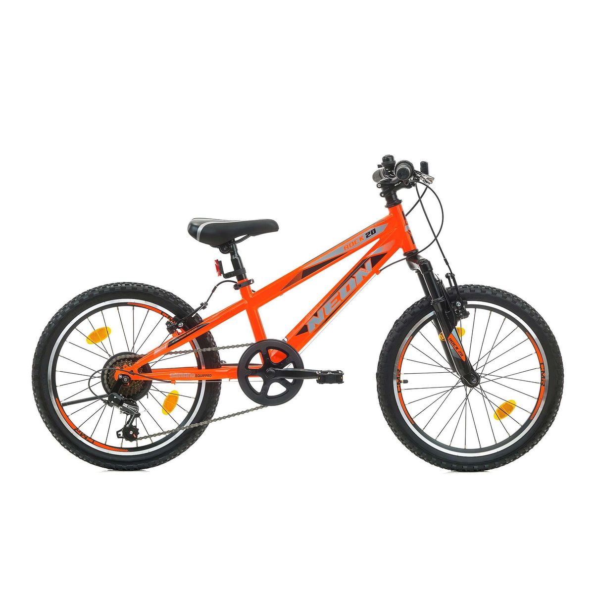 Vélo VTT 20'' Enfant ( 120 à 140 cm ) - Fourche Télescopique - 7 Vitesses - Shimano TY21 - Freins V-Brake Alu - Jantes double
