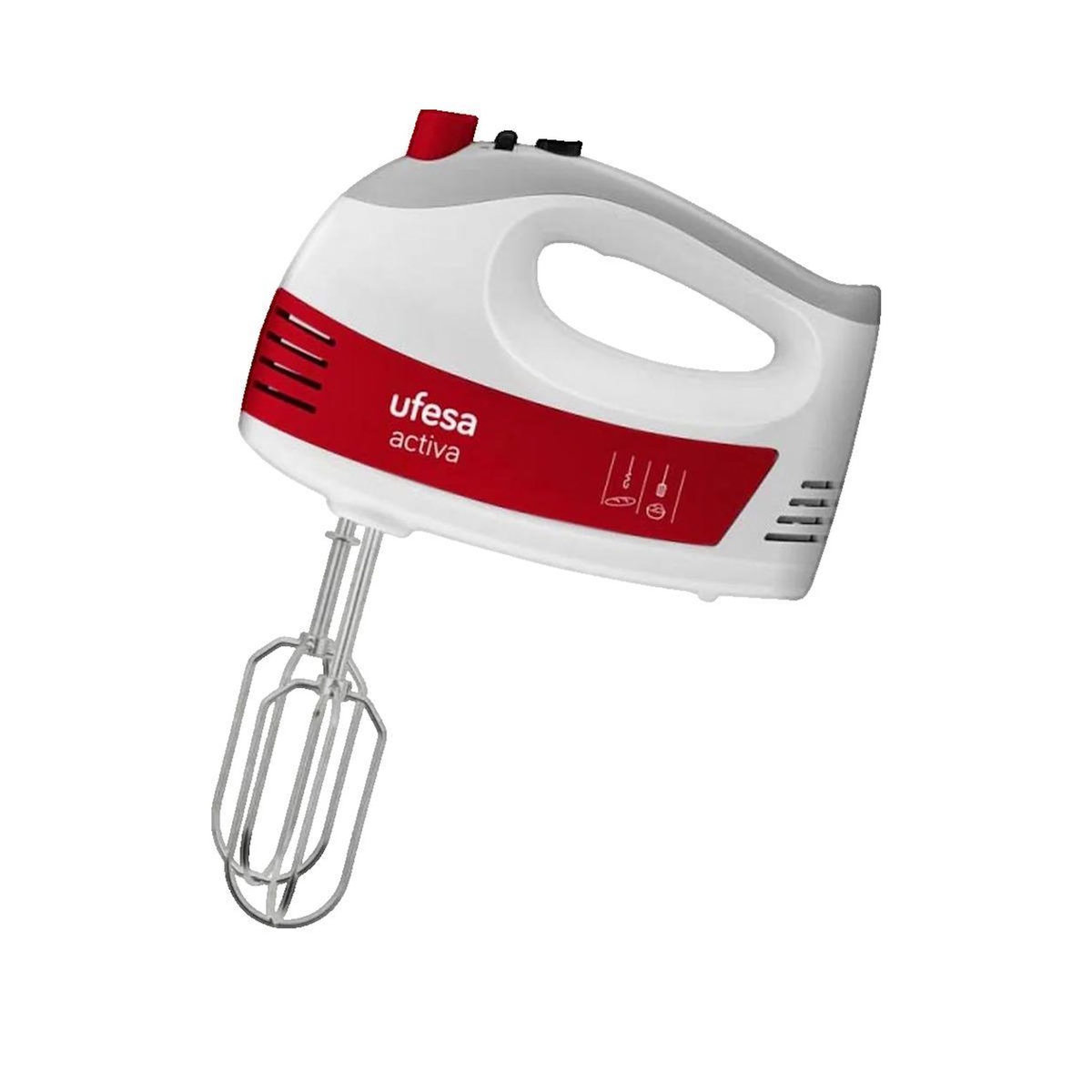 UFESA Mixeur à main Ufesa BV4650 400W 5 vitesses rouge et blanc 2 pièces