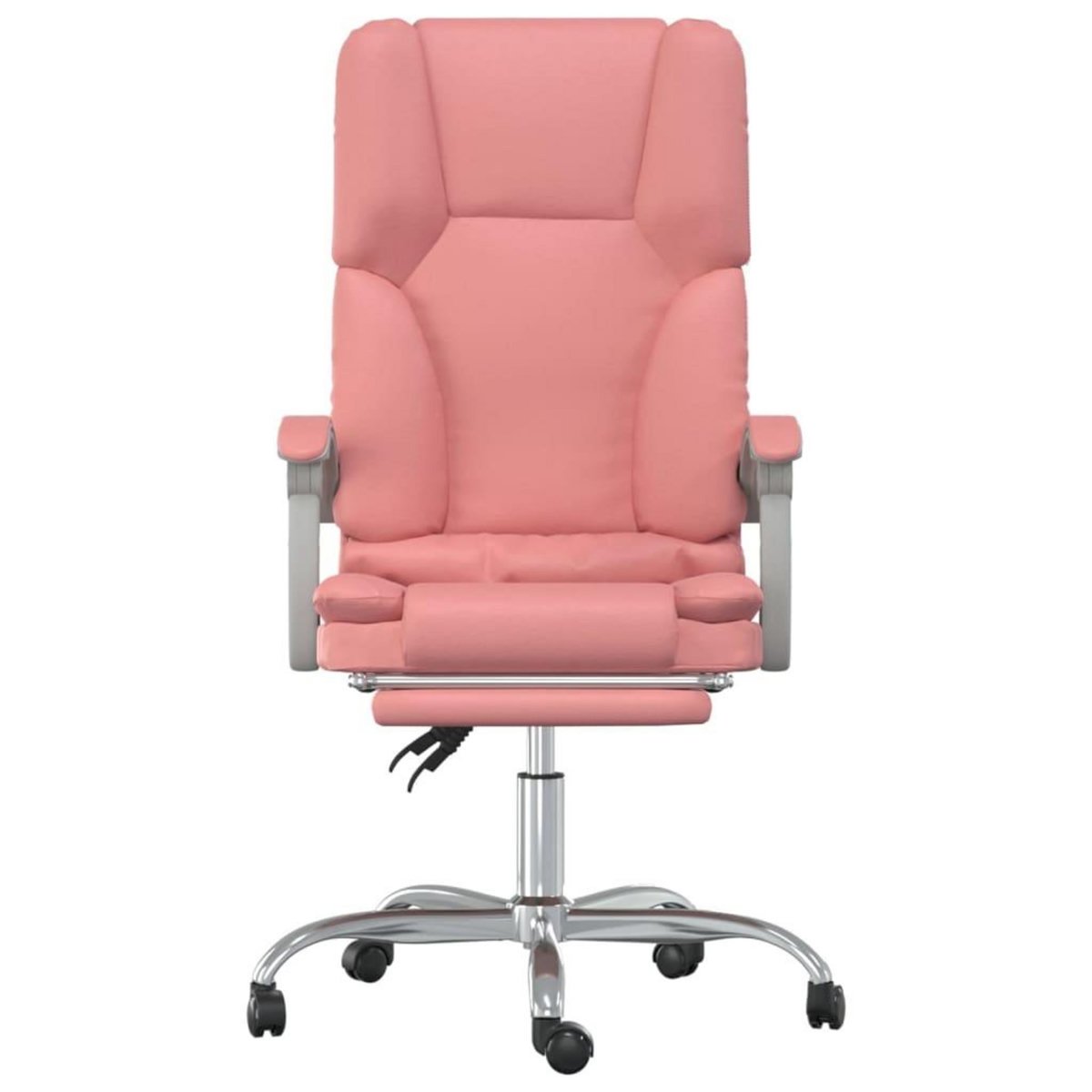 VIDAXL Fauteuil de massage inclinable de bureau Rose Similicuir