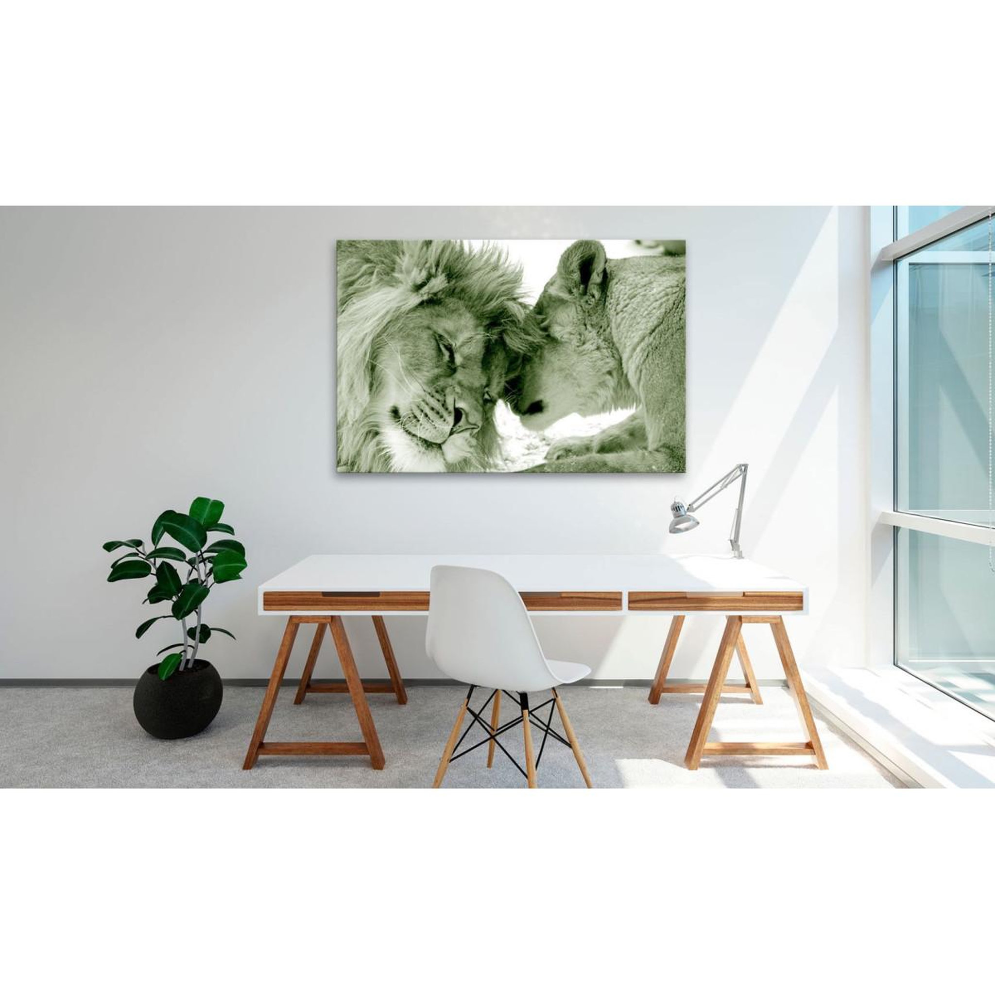 Voir la diapositive 2 : Paris Prix Tableau imprimé  whisper of love  40x60cm
