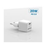 GREEN E Chargeur USB C USB-C 20W Blanc Origine France Garantie