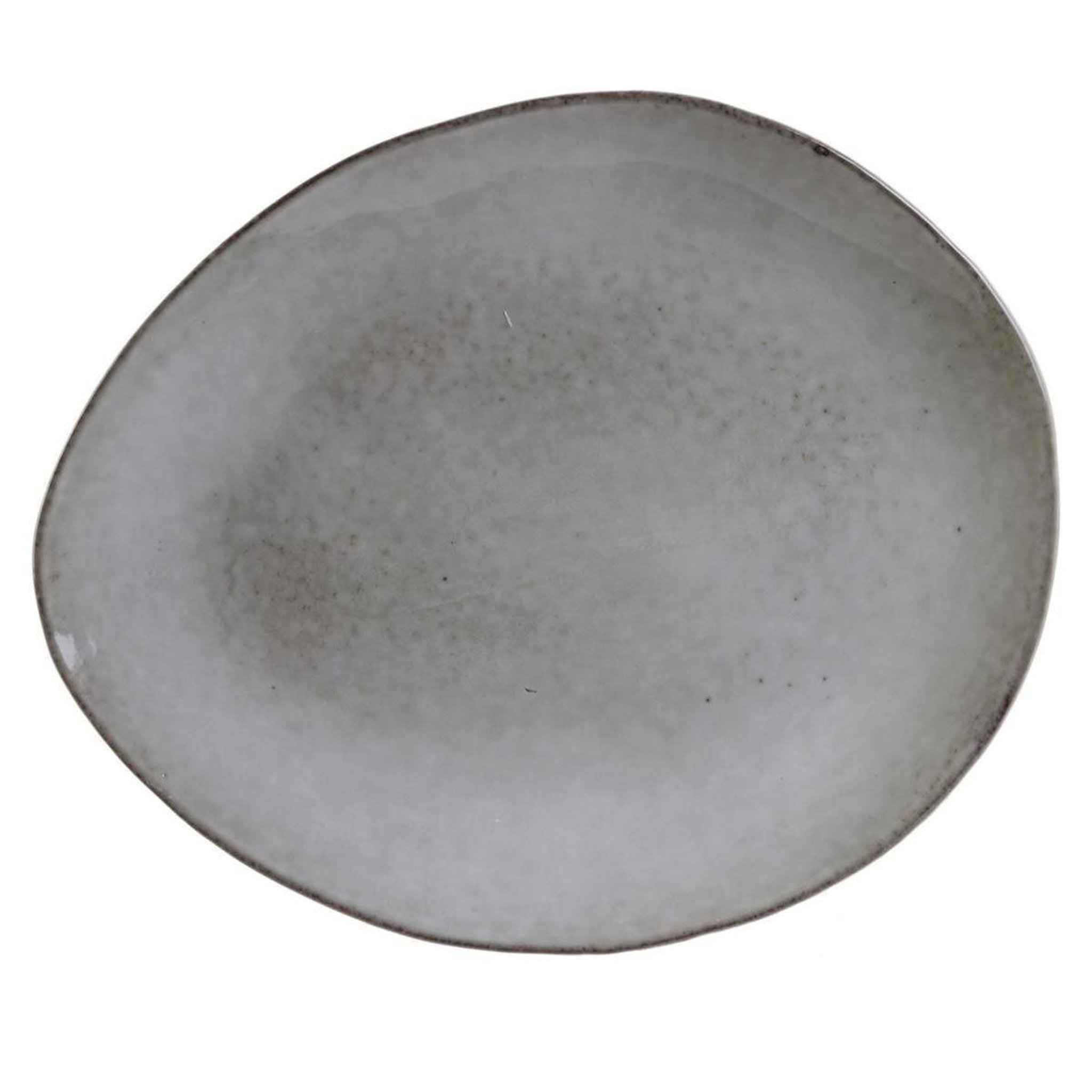 Paris Prix Lot de 6 Assiettes à Dessert  Au Grès  22cm Gris