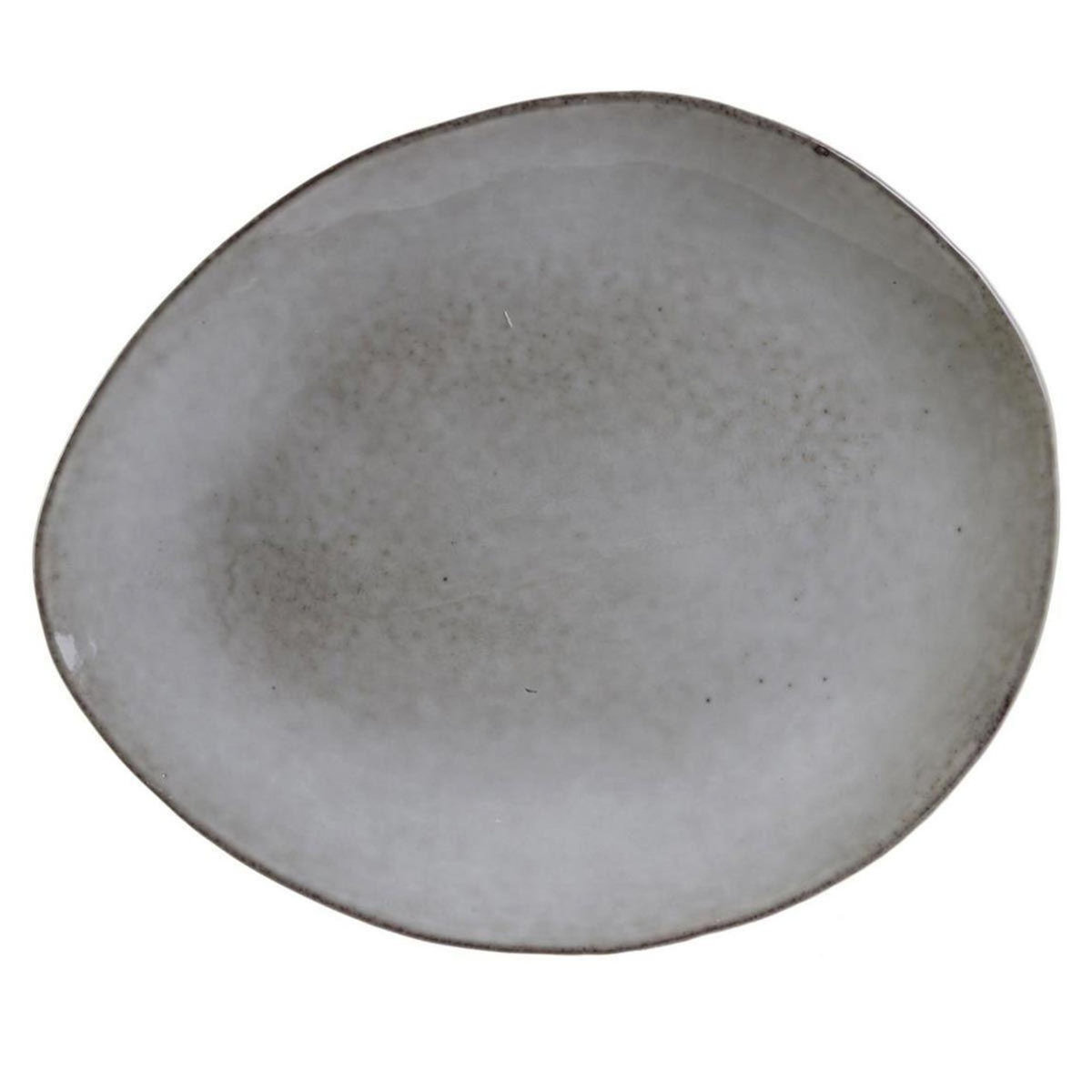 Paris Prix Lot de 6 Assiettes à Dessert  Au Grès  22cm Gris