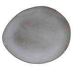 Paris Prix Lot de 6 Assiettes à Dessert  Au Grès  22cm Gris