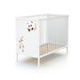 Voir la diapositive 3 : WEBABY Chambre bébé lit et commode à langer en bois ALBA