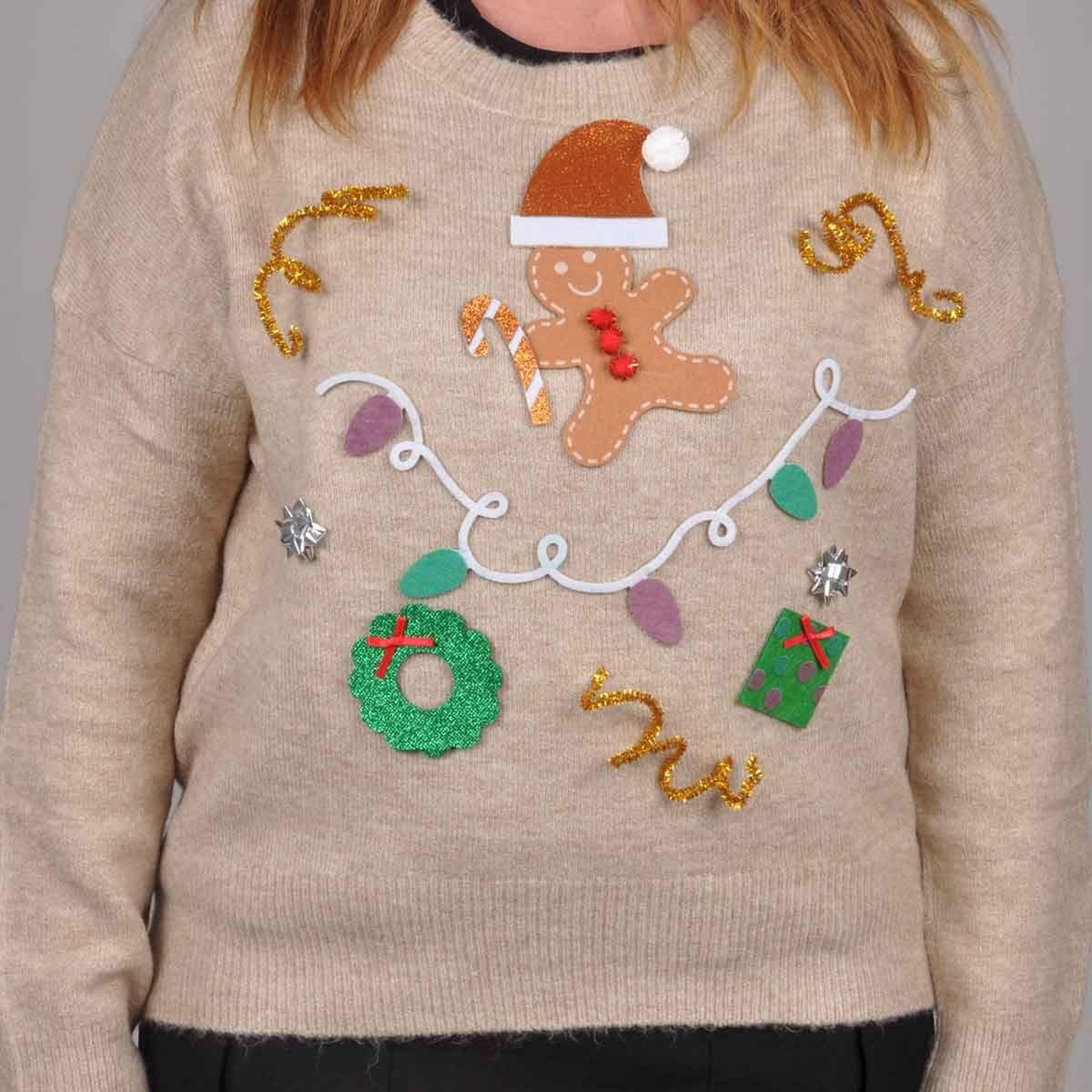 Voir la diapositive 3 : ARTDESIGN Kit pour réaliser un pull de noël  diy  multicolore