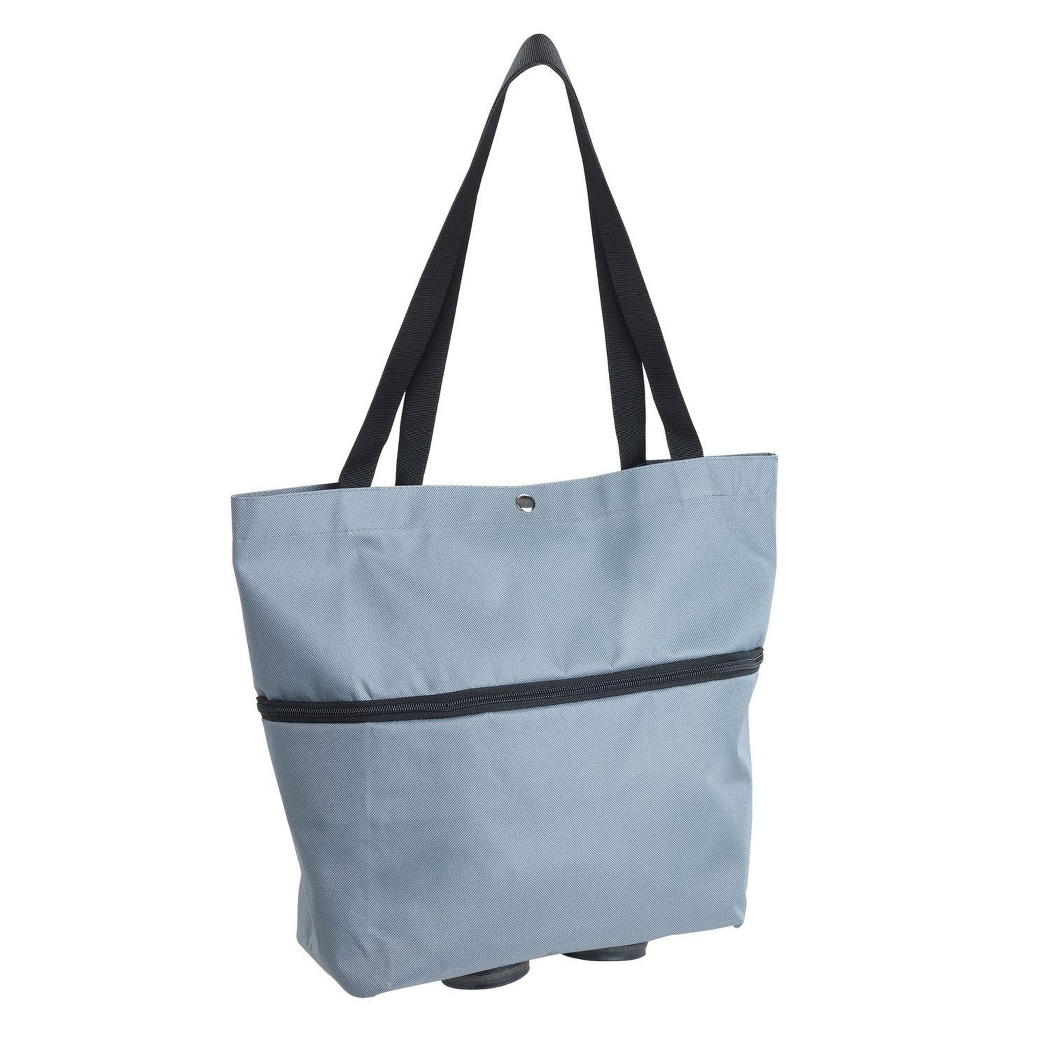 Wenko Chariot de courses cabas 3en1 - 20 l - gris