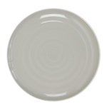 Paris Prix Lot de 6 Assiettes Plates  Bicolore Mania  27cm Gris