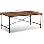 Voir la diapositive 6 : VIDAXL Table a manger Bois de recuperation massif 180 cm
