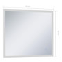 Voir la diapositive 6 : VIDAXL Miroir mural a LED de salle de bain et capteur tactile 60x50 cm