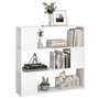 Voir la diapositive 4 : VIDAXL Bibliotheque/Separateur de piece Blanc 100x24x94 cm