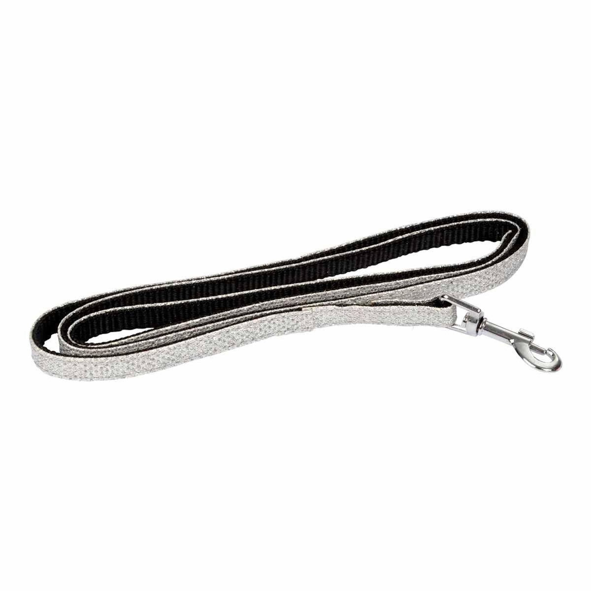 Paris Prix Laisse pour Chat  Glitter  100cm Argent