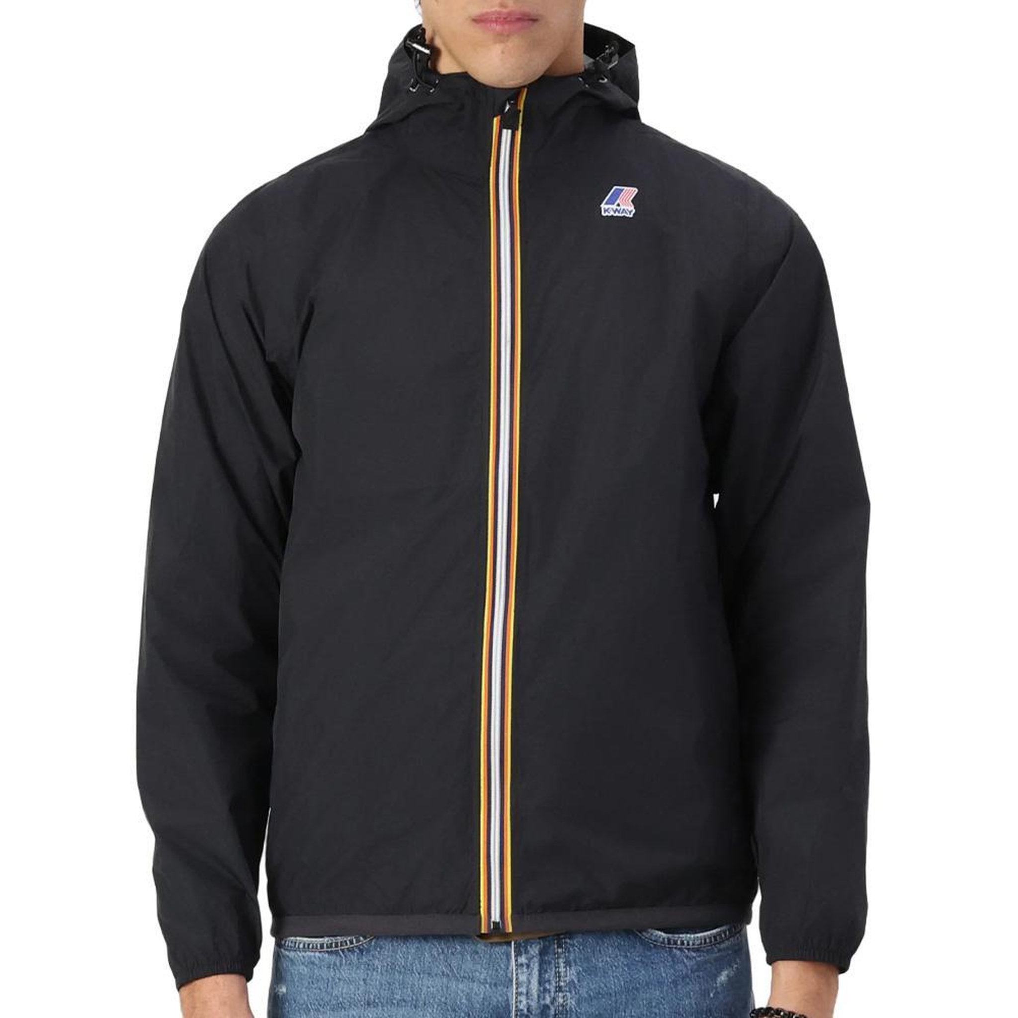 Voir la diapositive 2 : K-WAY Veste coupe vent noir mixte k-way le vrai 4.0 claude